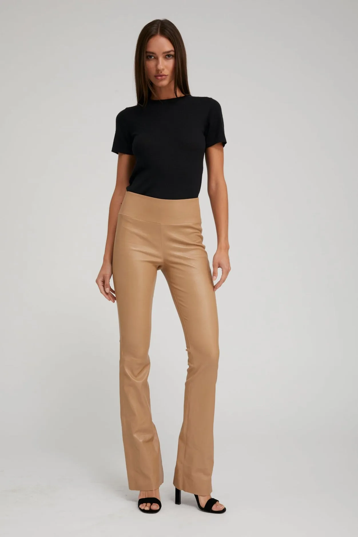 Desert Leather Micro Flare sold by SPRWMN