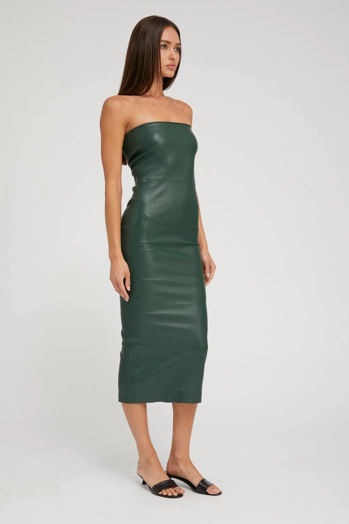 Ivy Leather Tube Dress sold by SPRWMN product image thumbnail 3