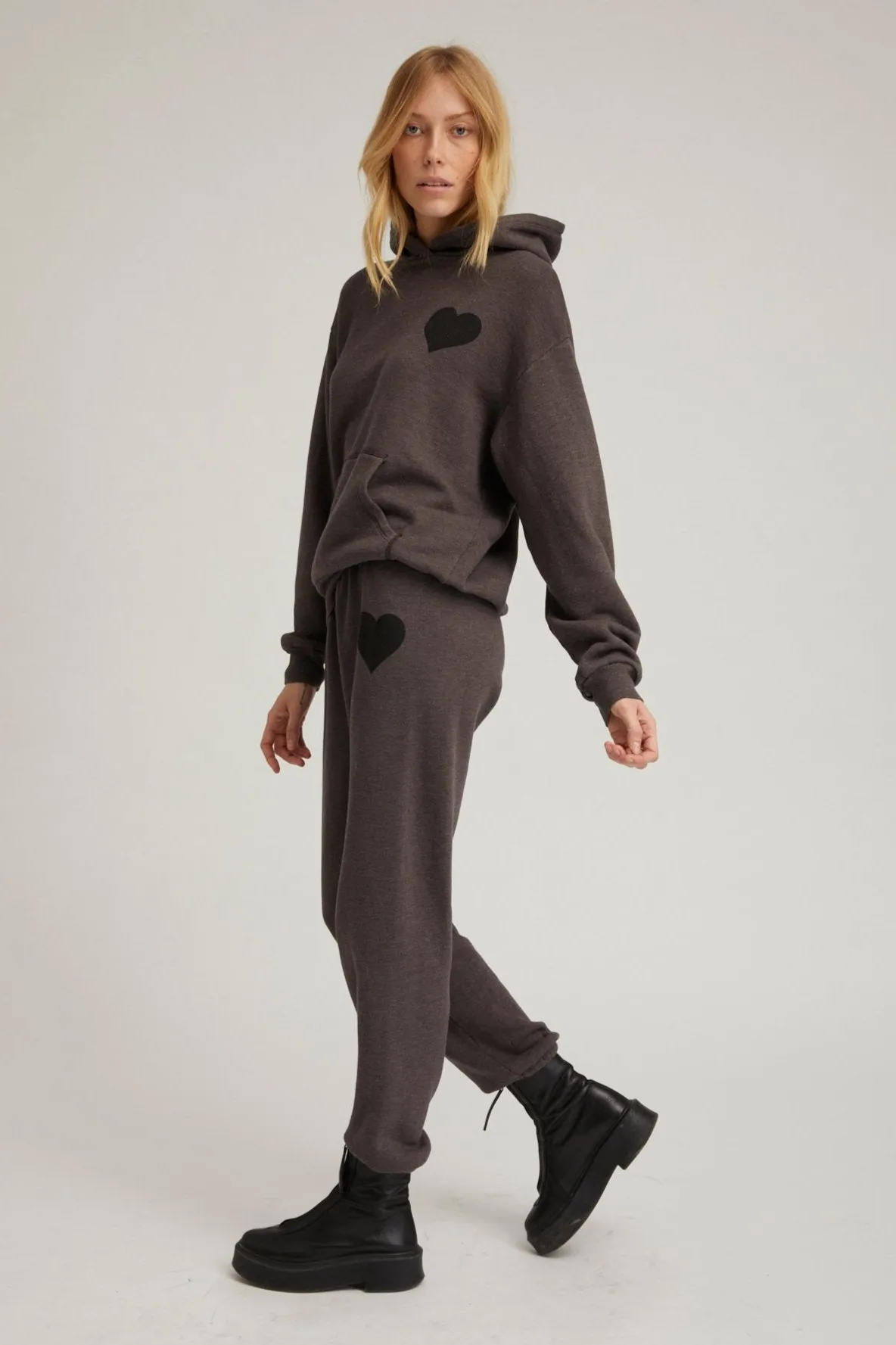 Charcoal Heart Sweatpants sold by SPRWMN product image thumbnail 4