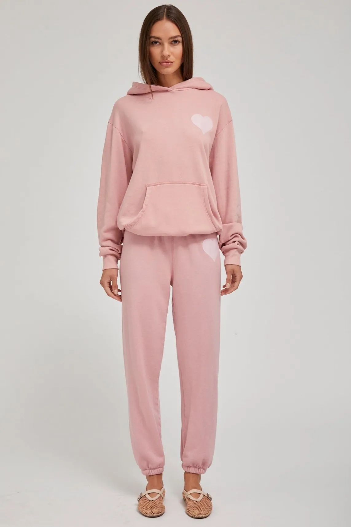 Camelia Heart Sweatpants sold by SPRWMN