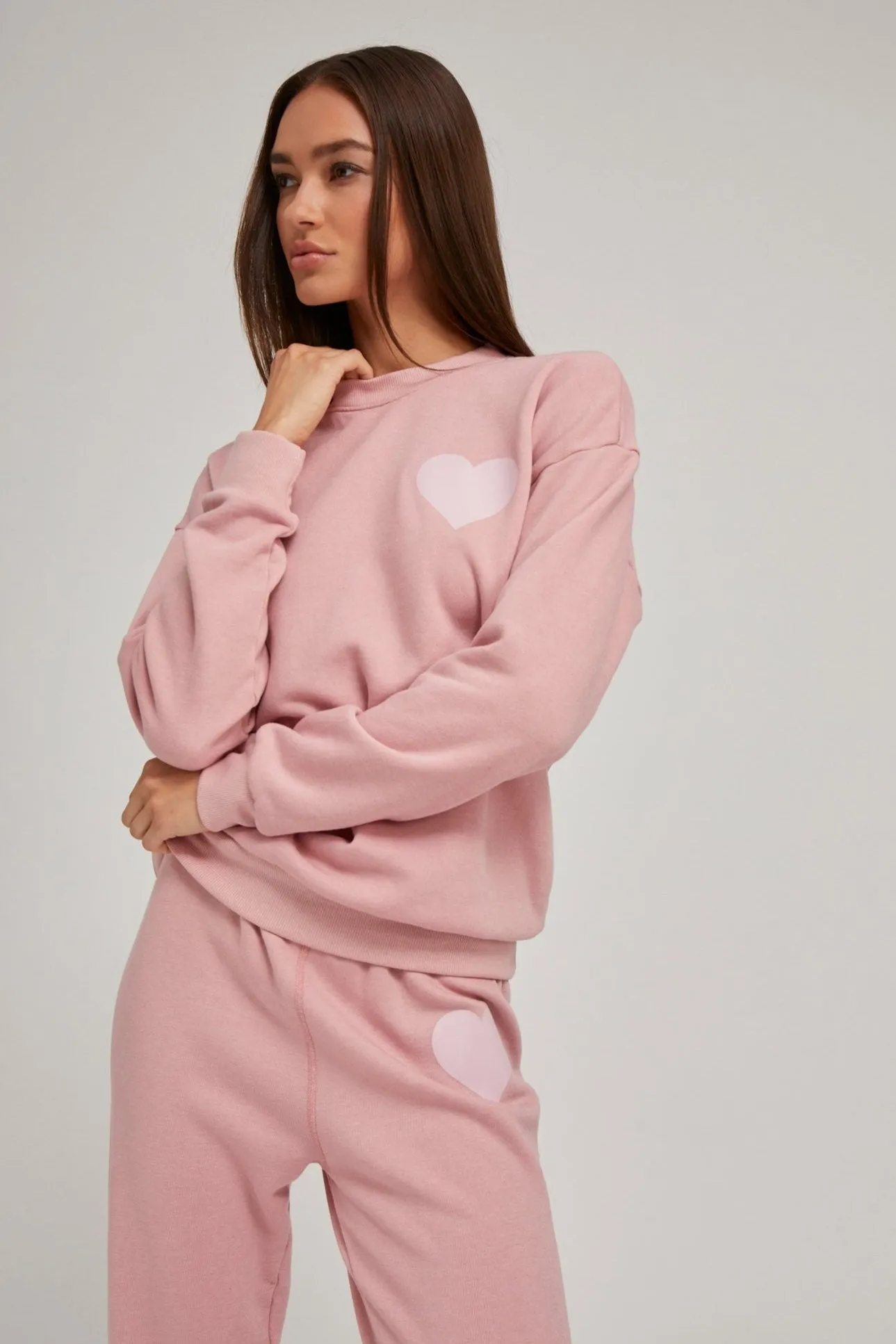 Camelia Heart Sweatshirt sold by SPRWMN product image thumbnail 3