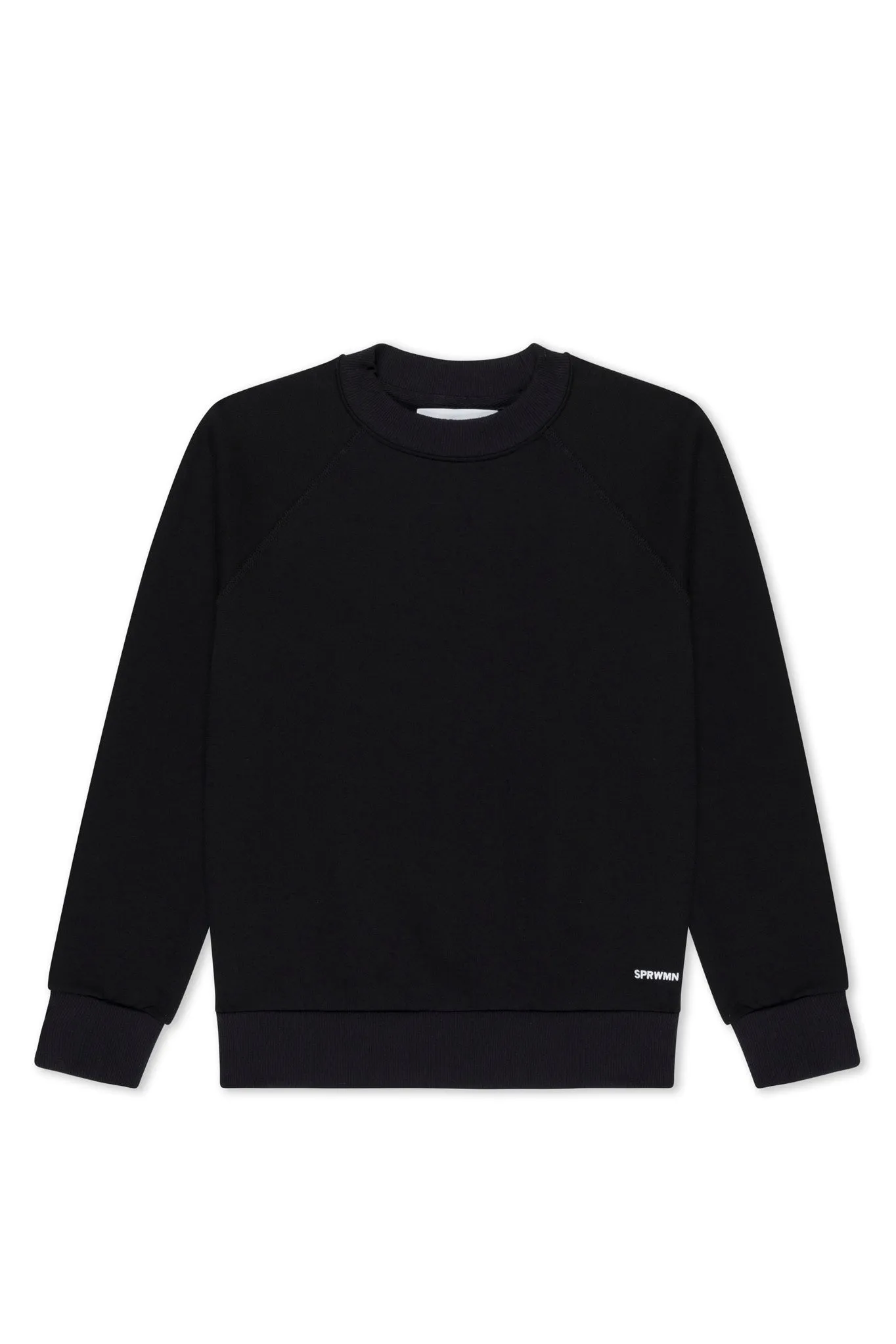 Black Shrunken Raglan Sweatshirt sold by SPRWMN product image thumbnail 2