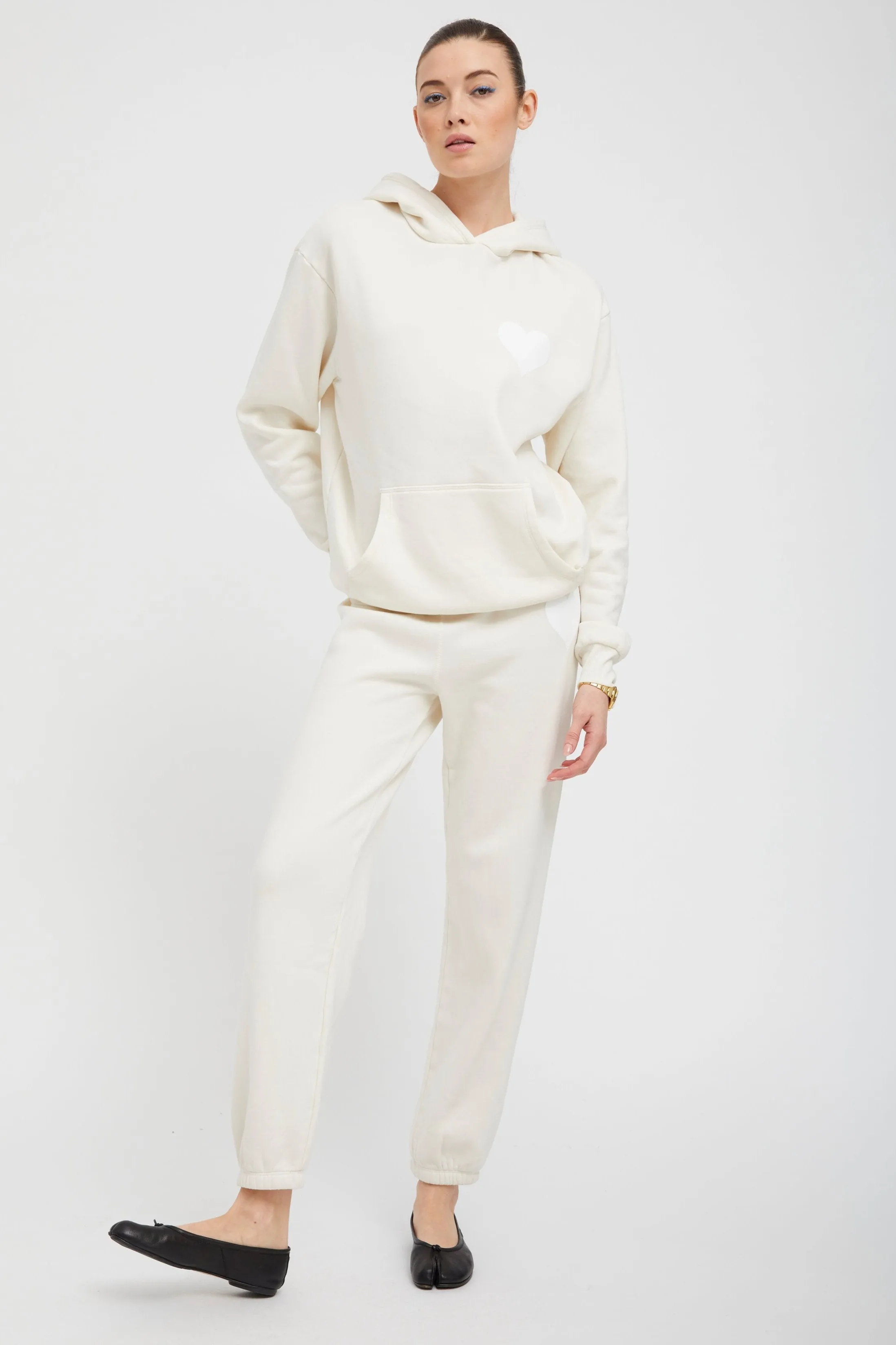 Creme Heart Hoodie sold by SPRWMN product image thumbnail 3