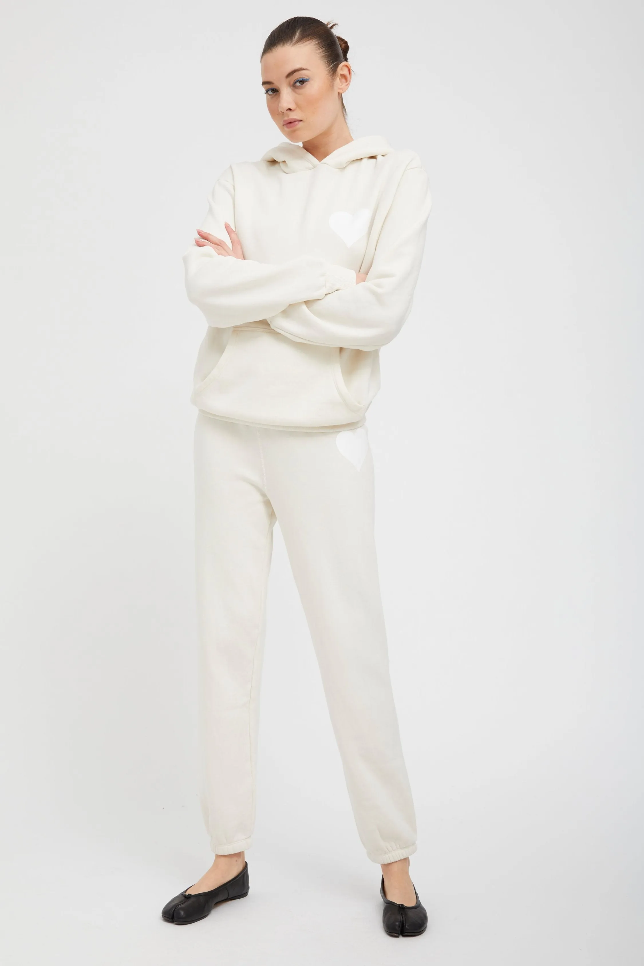 Creme Heart Hoodie sold by SPRWMN product image thumbnail 2