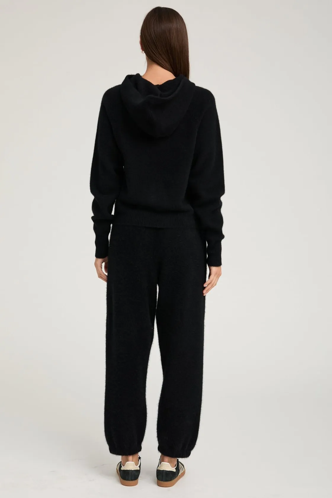 Black Cashmere Hoodie sold by SPRWMN product image thumbnail 3