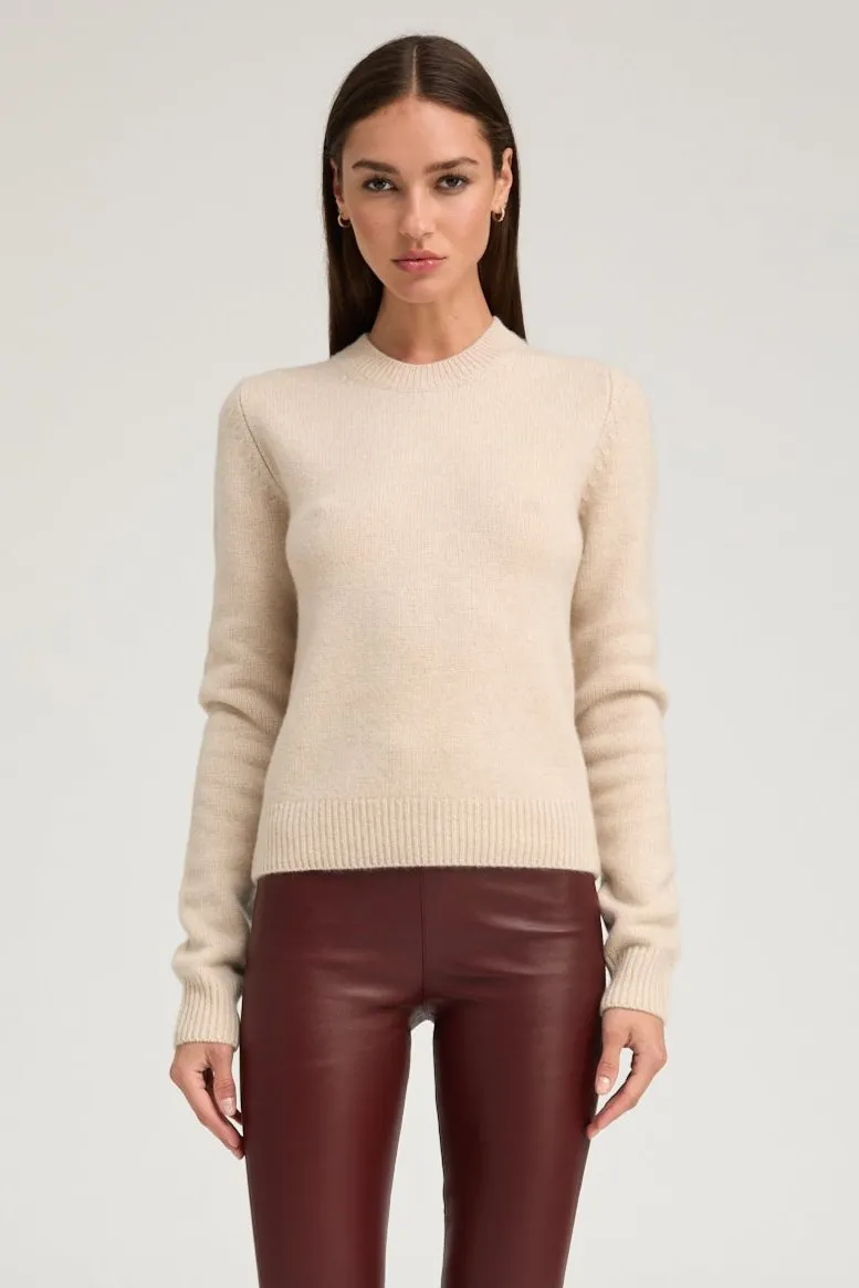 Oat Cashmere Crewneck Sweater sold by SPRWMN