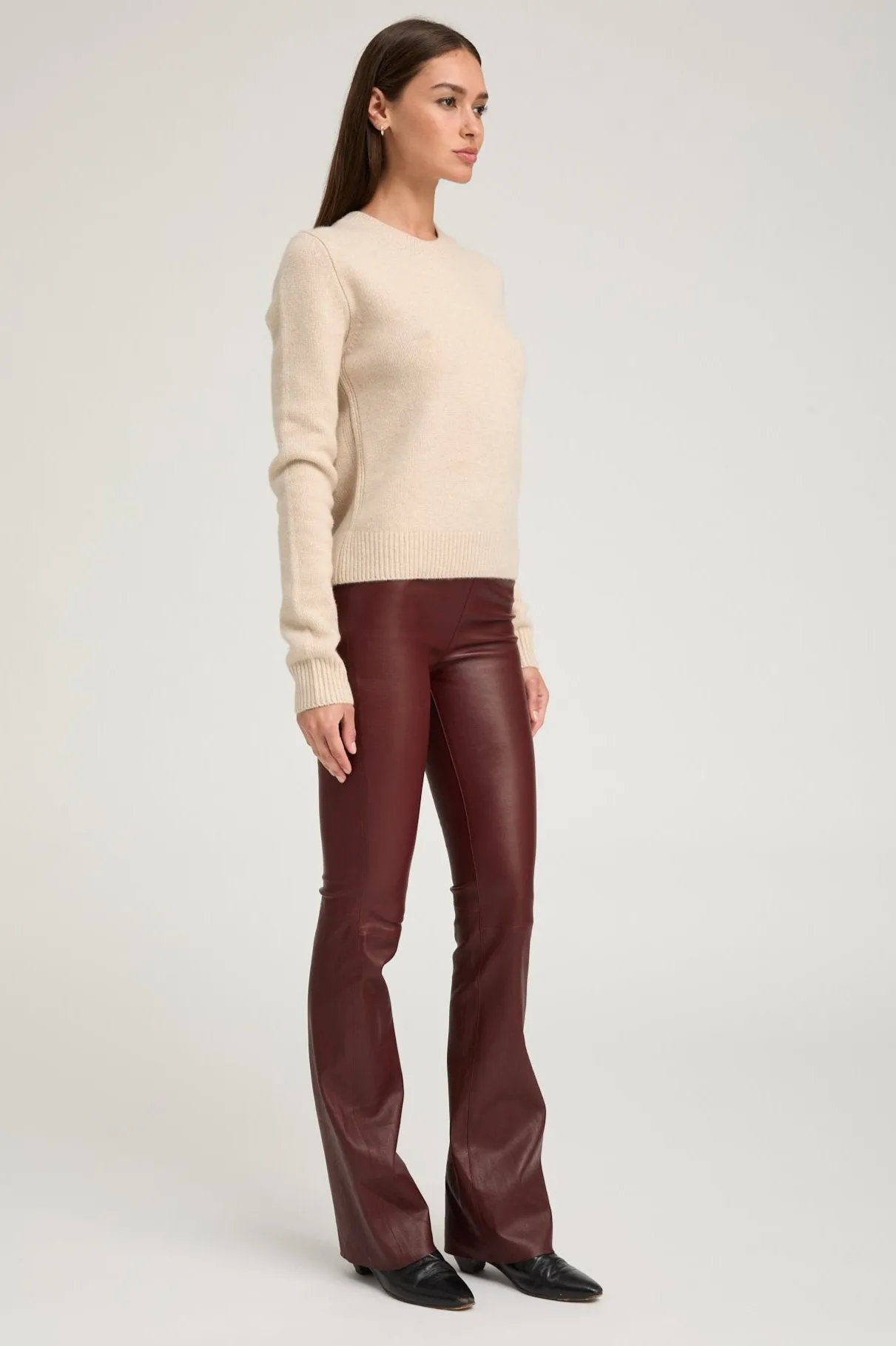 Oat Cashmere Crewneck Sweater sold by SPRWMN product image thumbnail 2