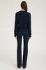 Navy Cashmere Crewneck Sweater sold by SPRWMN