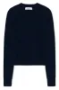 Navy Cashmere Crewneck Sweater sold by SPRWMN