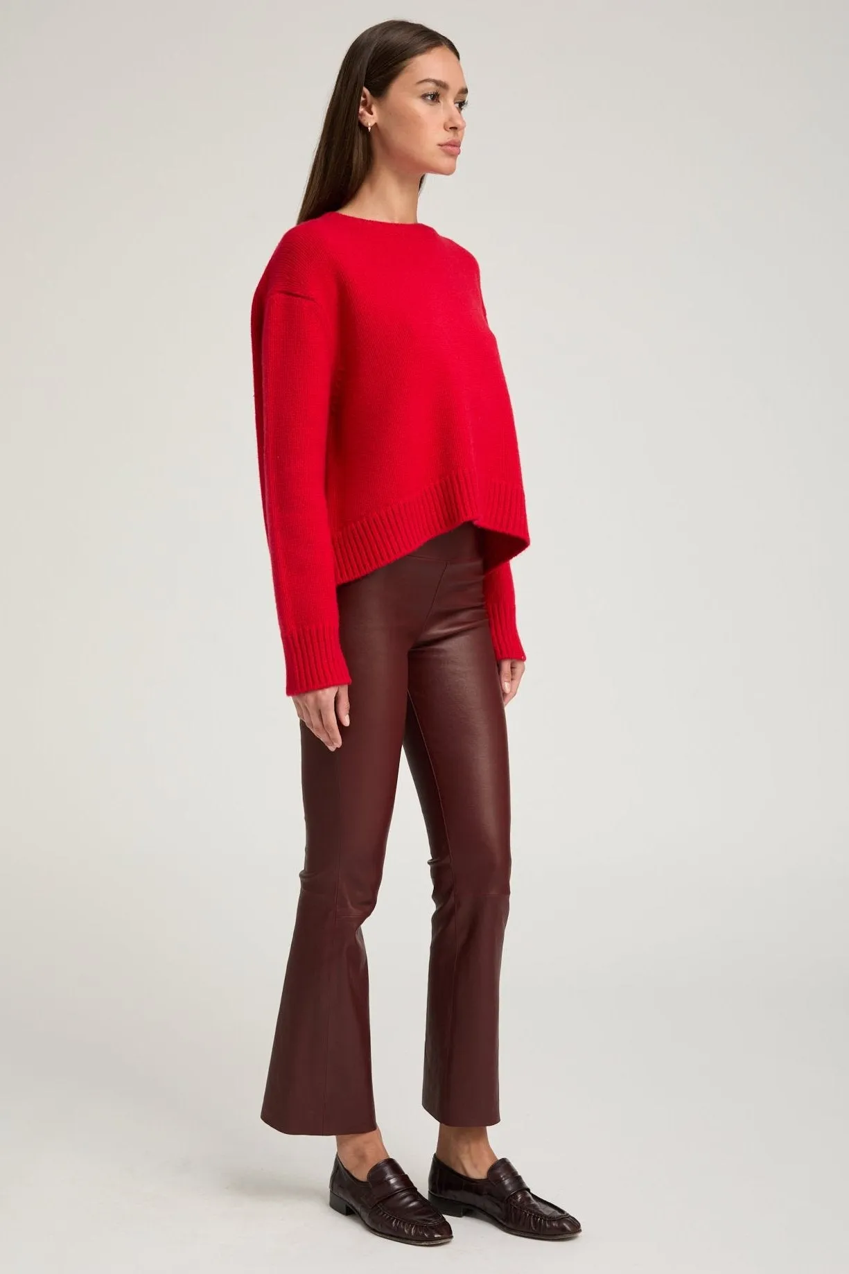 Red Heavy Cashmere Sweater sold by SPRWMN product image thumbnail 2