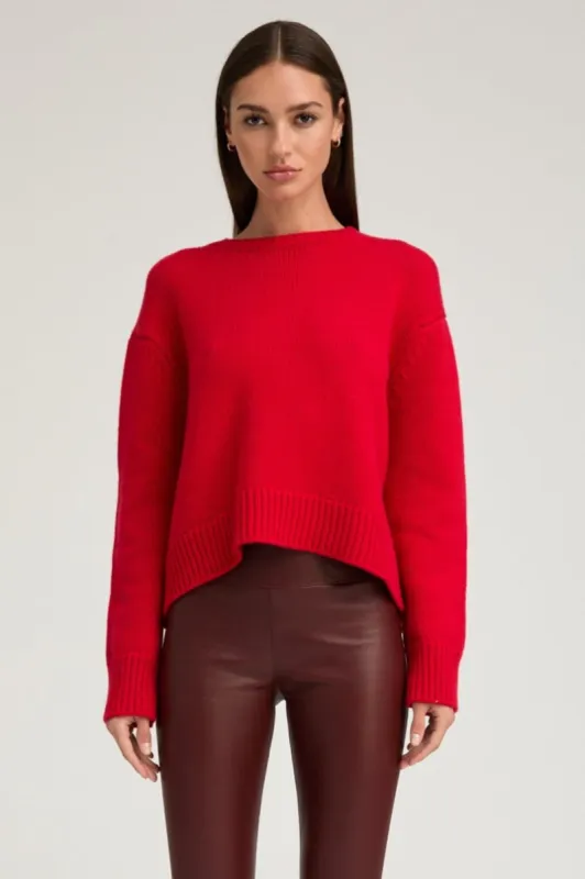Red Heavy Cashmere Sweater sold by SPRWMN