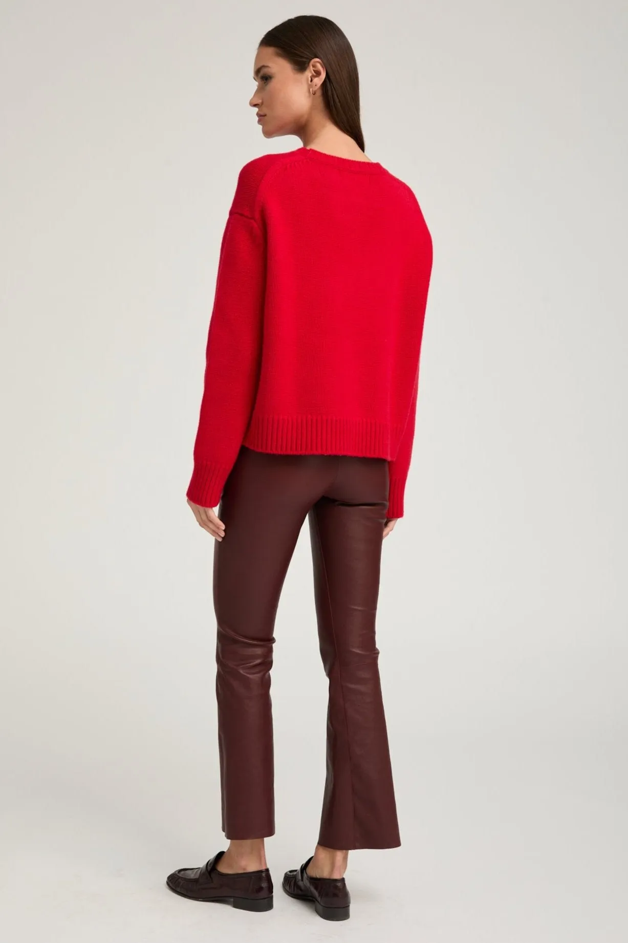 Red Heavy Cashmere Sweater sold by SPRWMN product image thumbnail 4