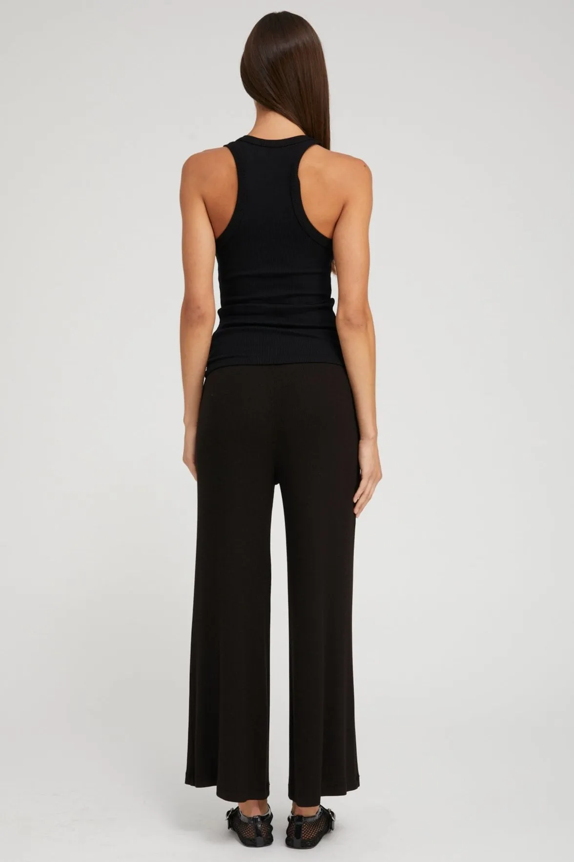 Black Rib Culotte sold by SPRWMN product image thumbnail 4