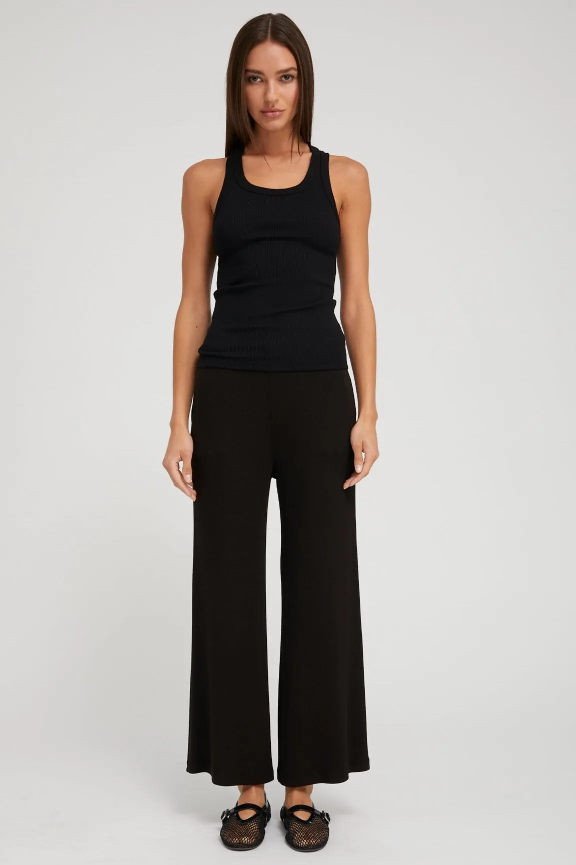 Black Rib Culotte sold by SPRWMN product image thumbnail 2