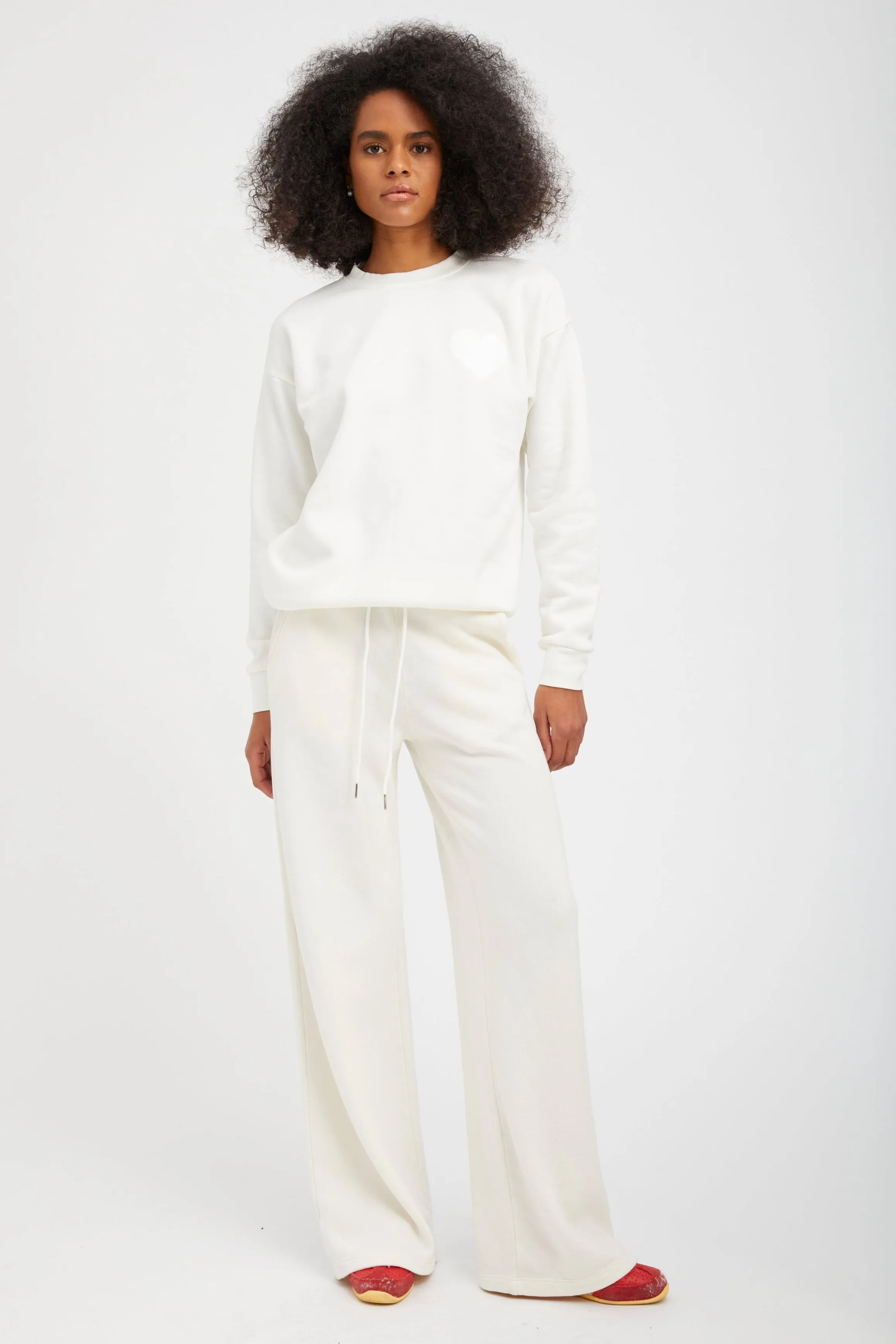 White Heart Sweatshirt sold by SPRWMN