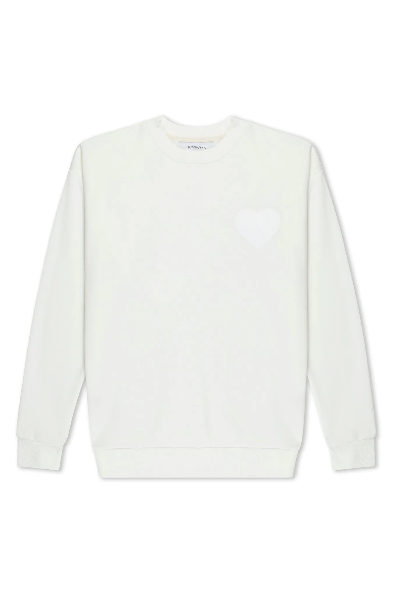 White Heart Sweatshirt sold by SPRWMN product image thumbnail 5