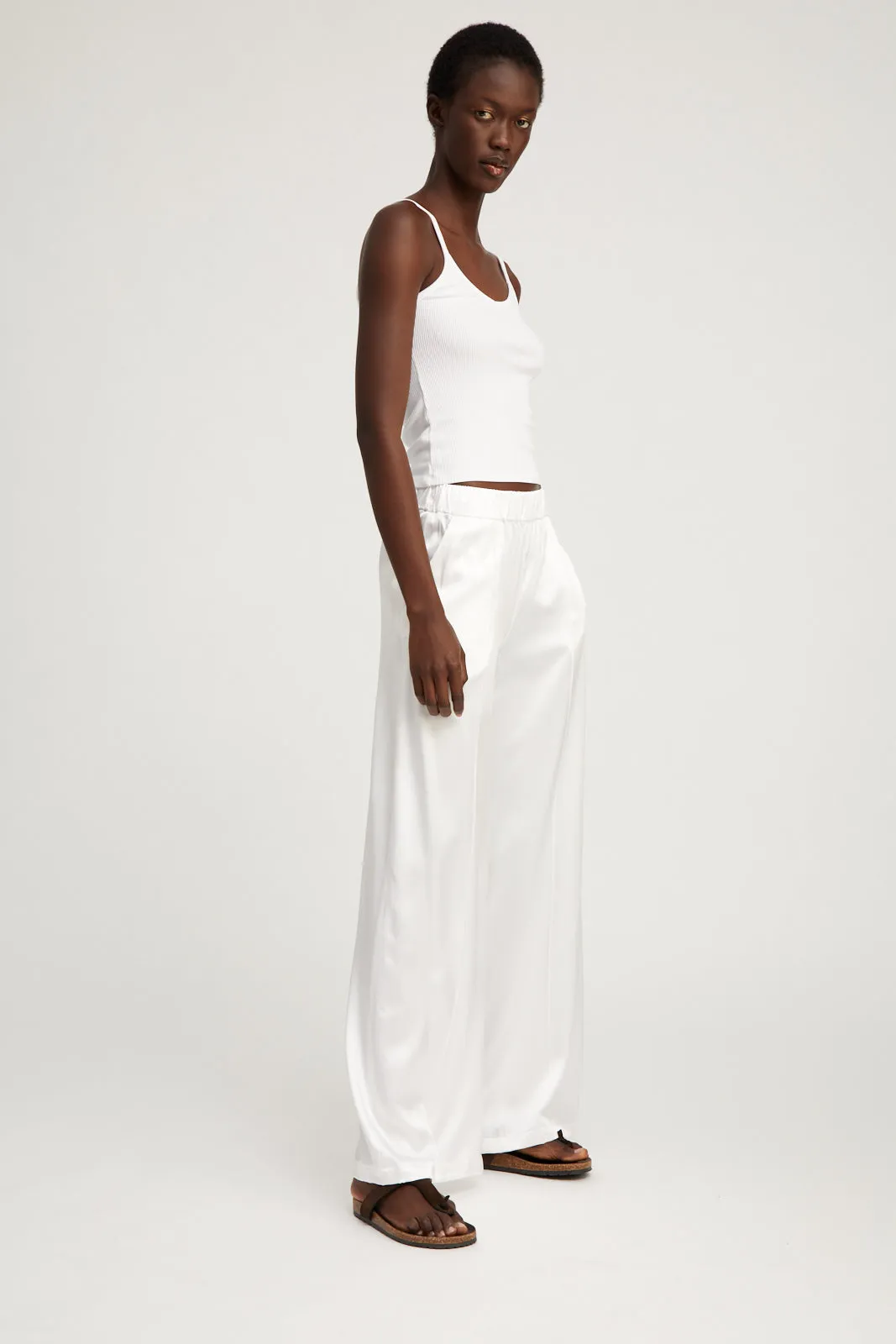 White Rib V-Neck Tank sold by SPRWMN product image thumbnail 4