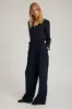 Navy Silk Fitted Button Down sold by SPRWMN