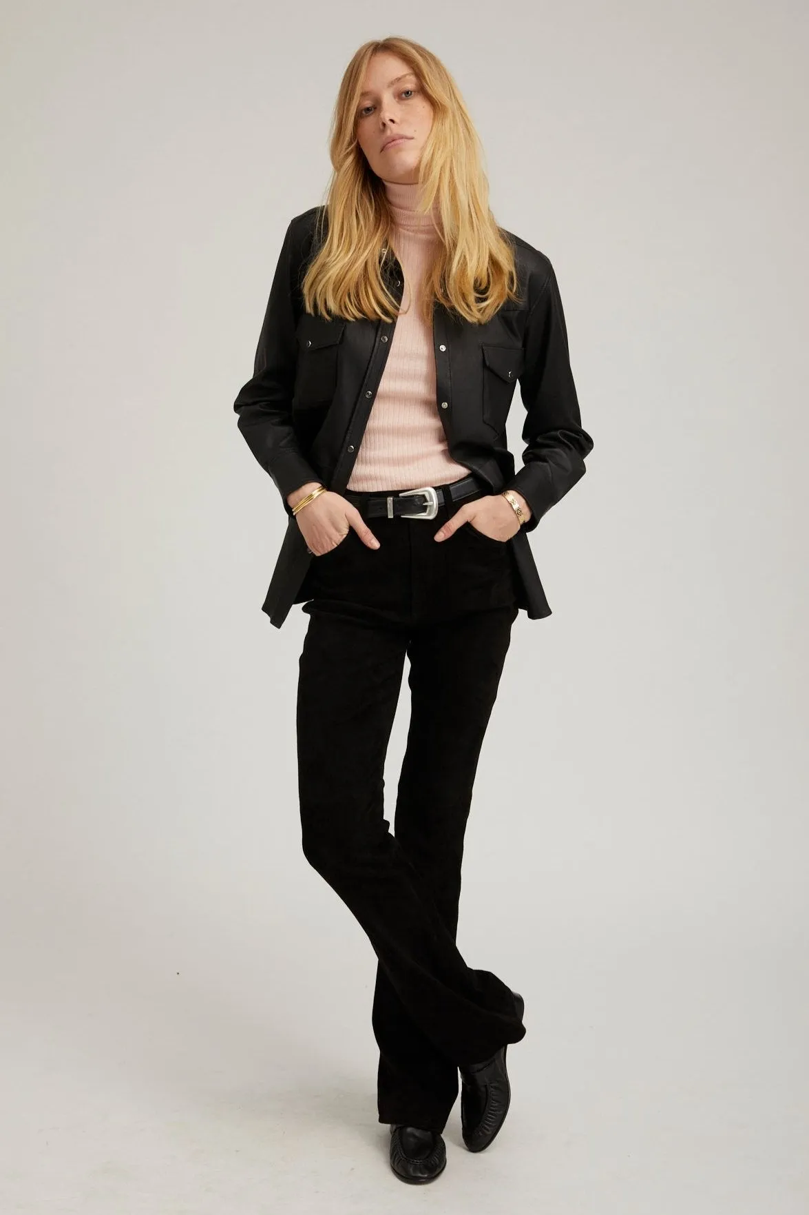 5 Pocket Suede Micro Flare sold by SPRWMN product image thumbnail 2