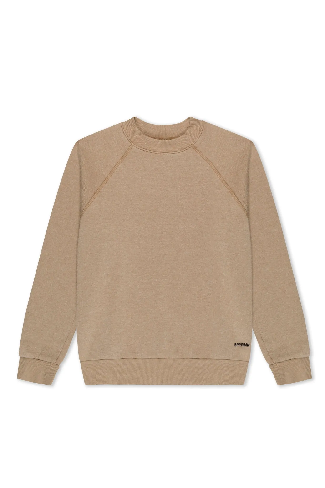 Latte Shrunken Raglan Sweatshirt sold by SPRWMN product image thumbnail 2