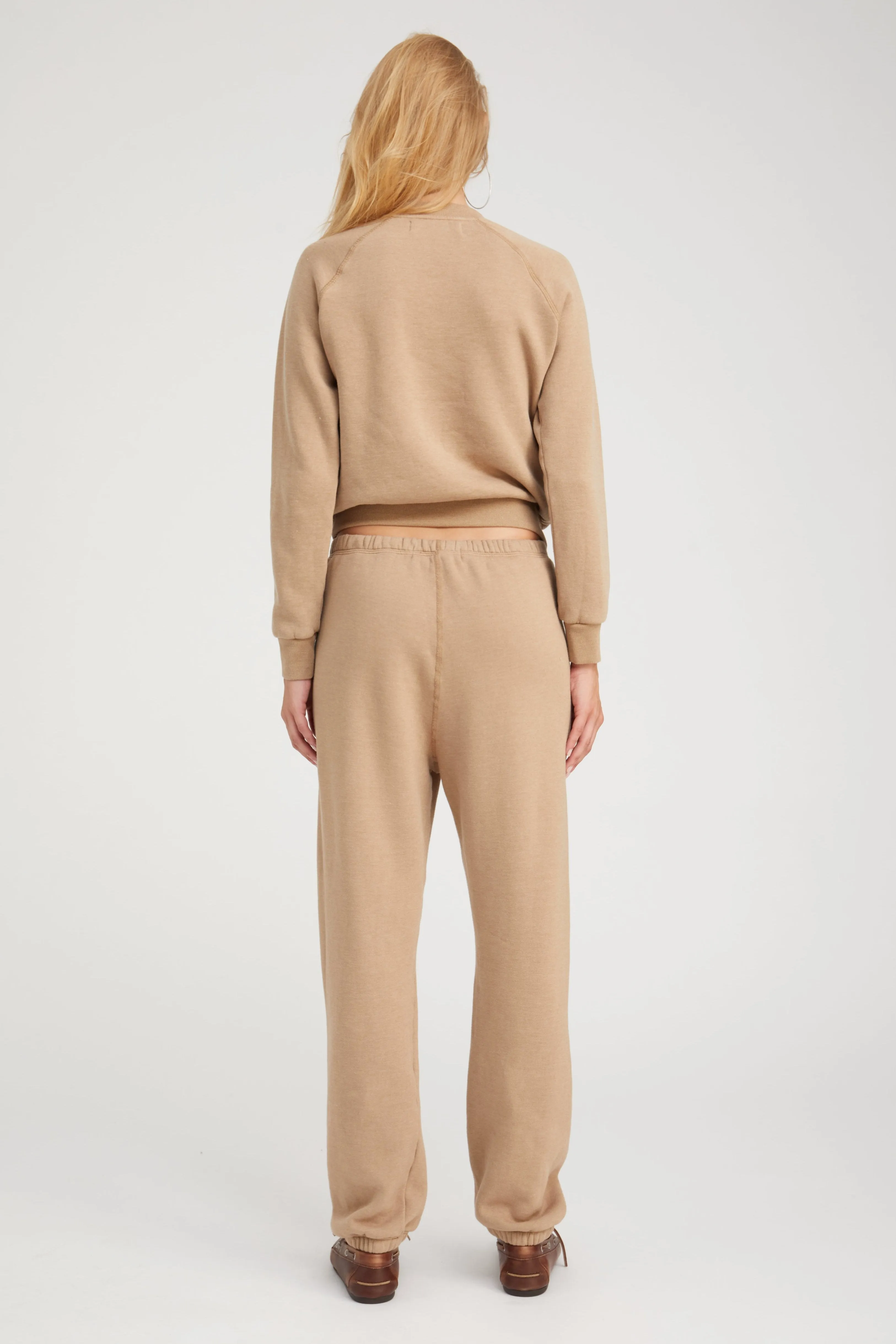 Latte Shrunken Raglan Sweatshirt sold by SPRWMN product image thumbnail 5