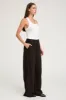 Americano Crepe Wide Leg Pintuck Trousers sold by SPRWMN
