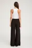Americano Crepe Wide Leg Pintuck Trousers sold by SPRWMN