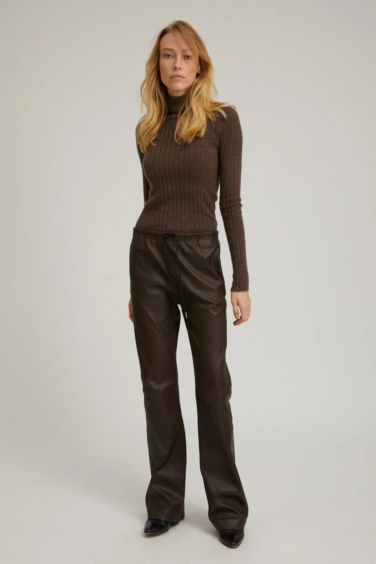 Truffle Heavy Cashmere Mock Neck sold by SPRWMN product image thumbnail 2