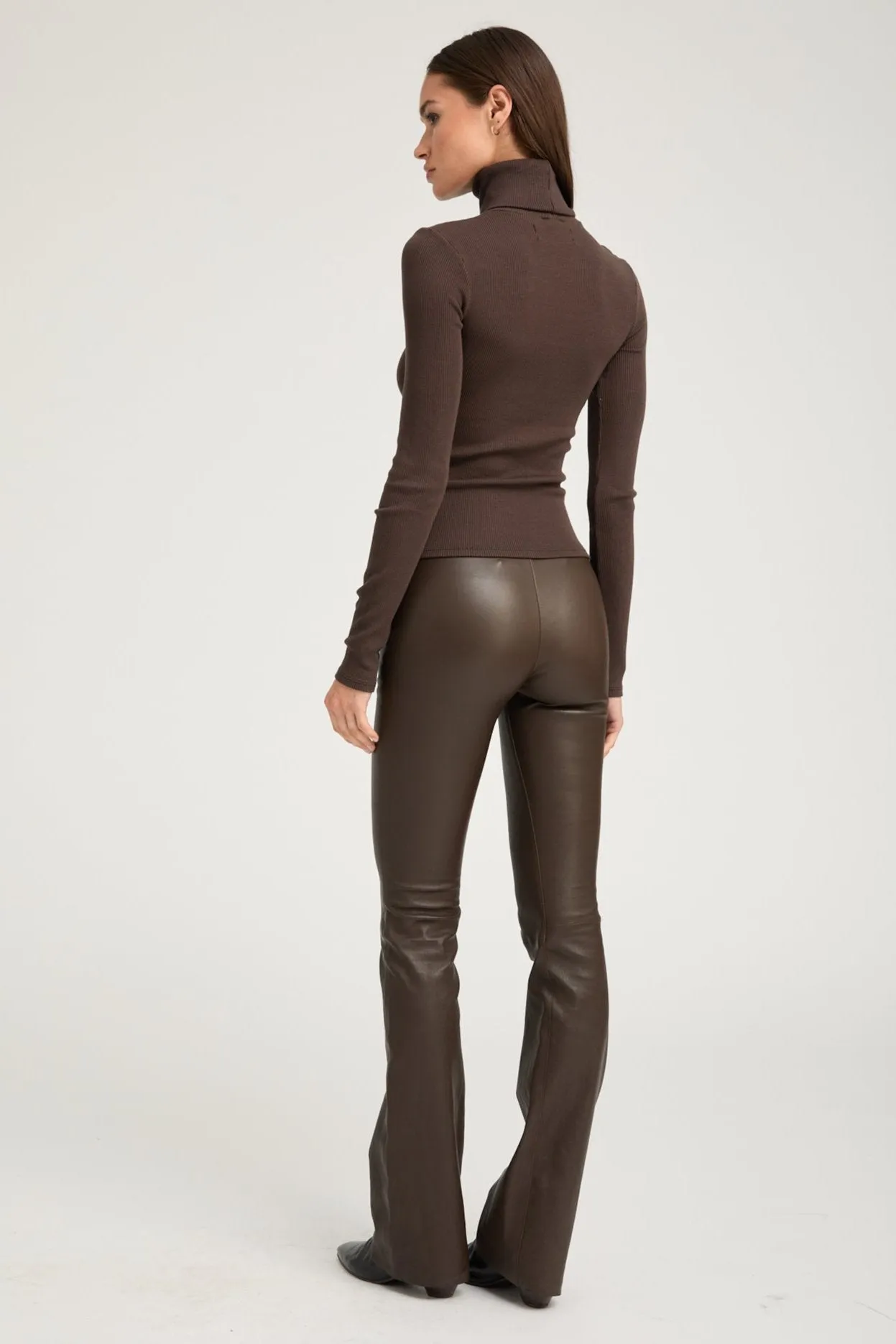 Americano Leather Micro Flare sold by SPRWMN product image thumbnail 5