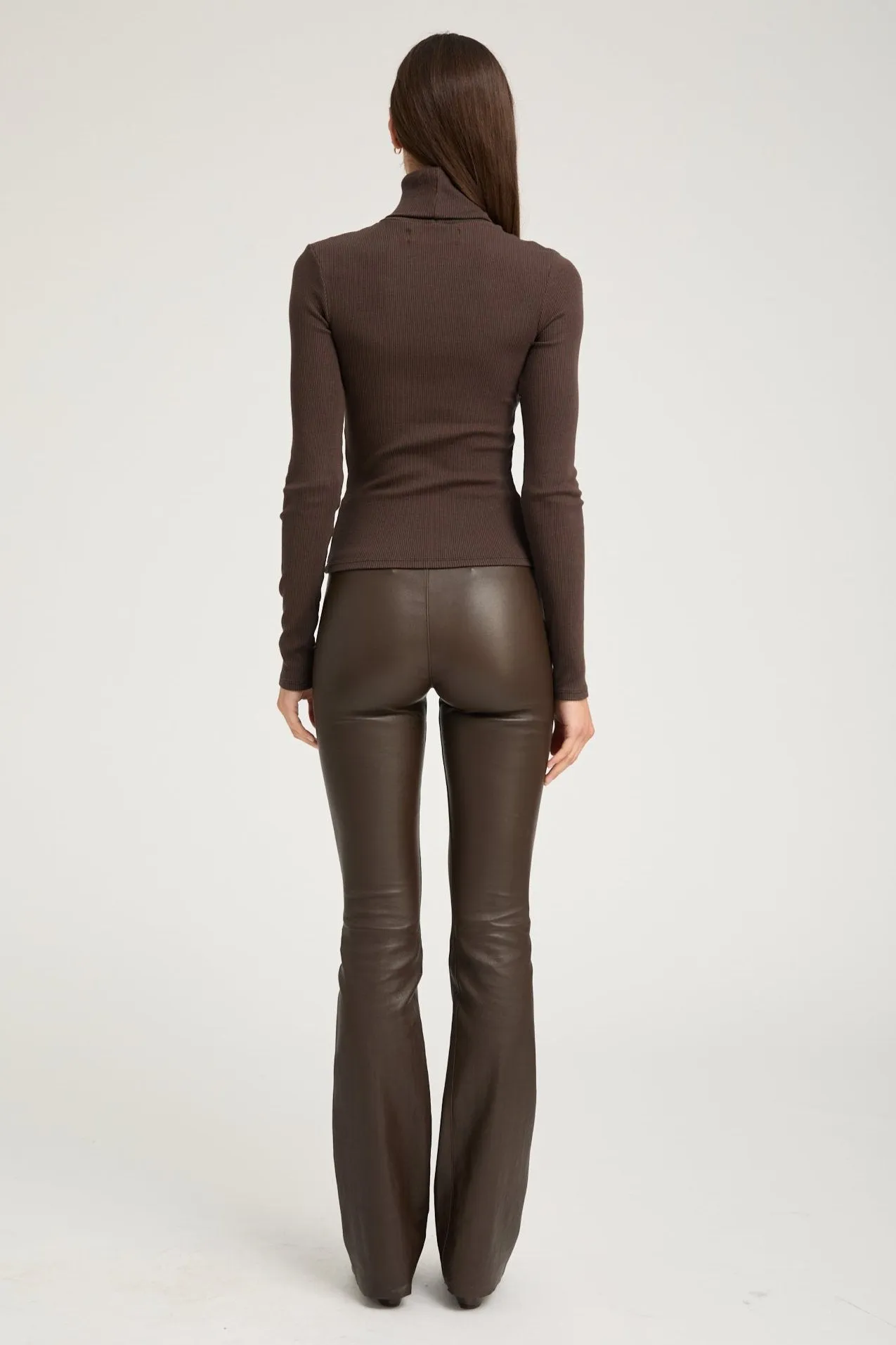 Americano Leather Micro Flare sold by SPRWMN product image thumbnail 4