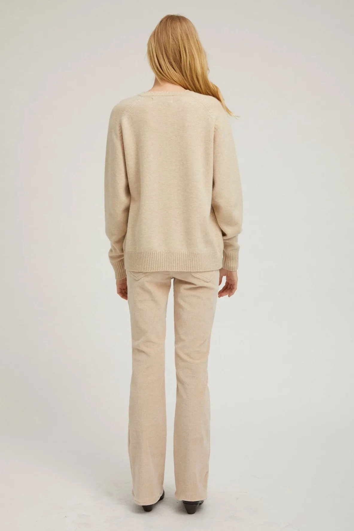 Oyster Cashmere Boyfriend Sweater sold by SPRWMN product image thumbnail 4