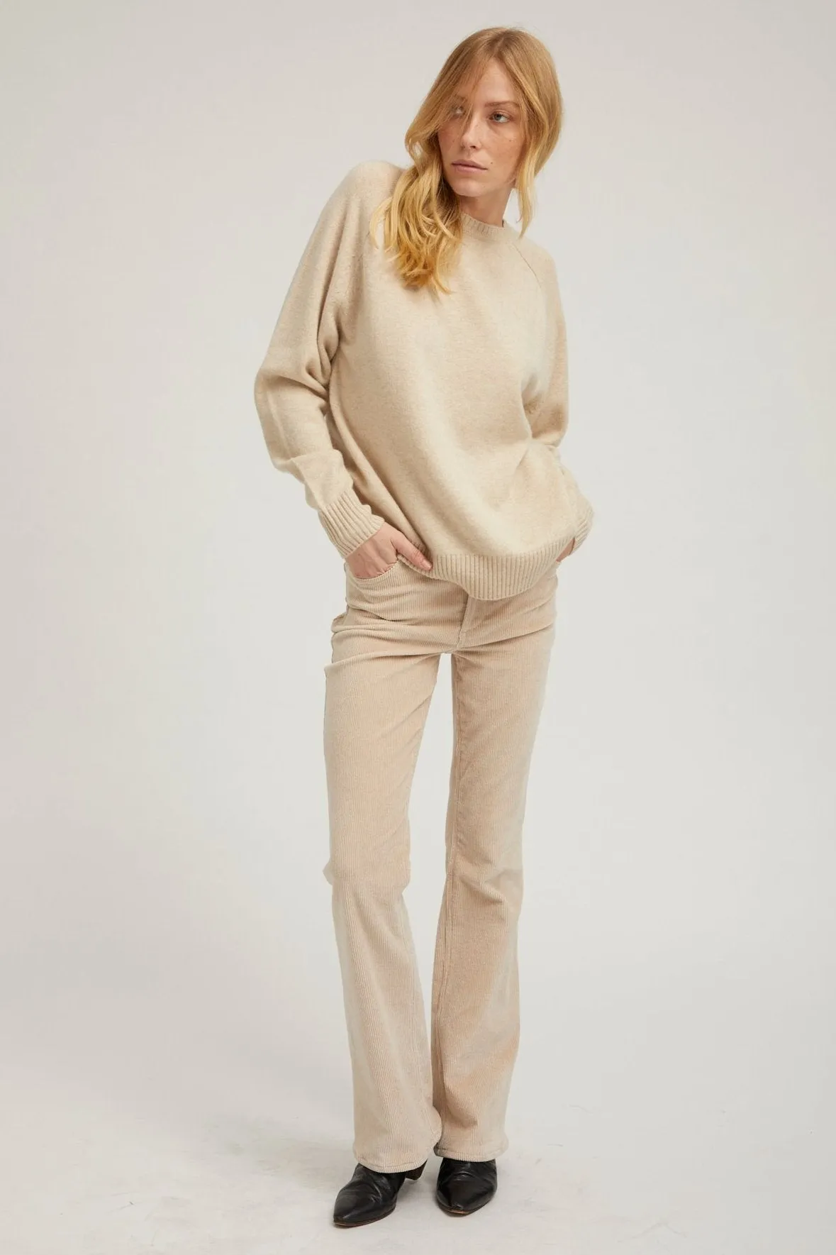 Oyster Cashmere Boyfriend Sweater sold by SPRWMN product image thumbnail 2