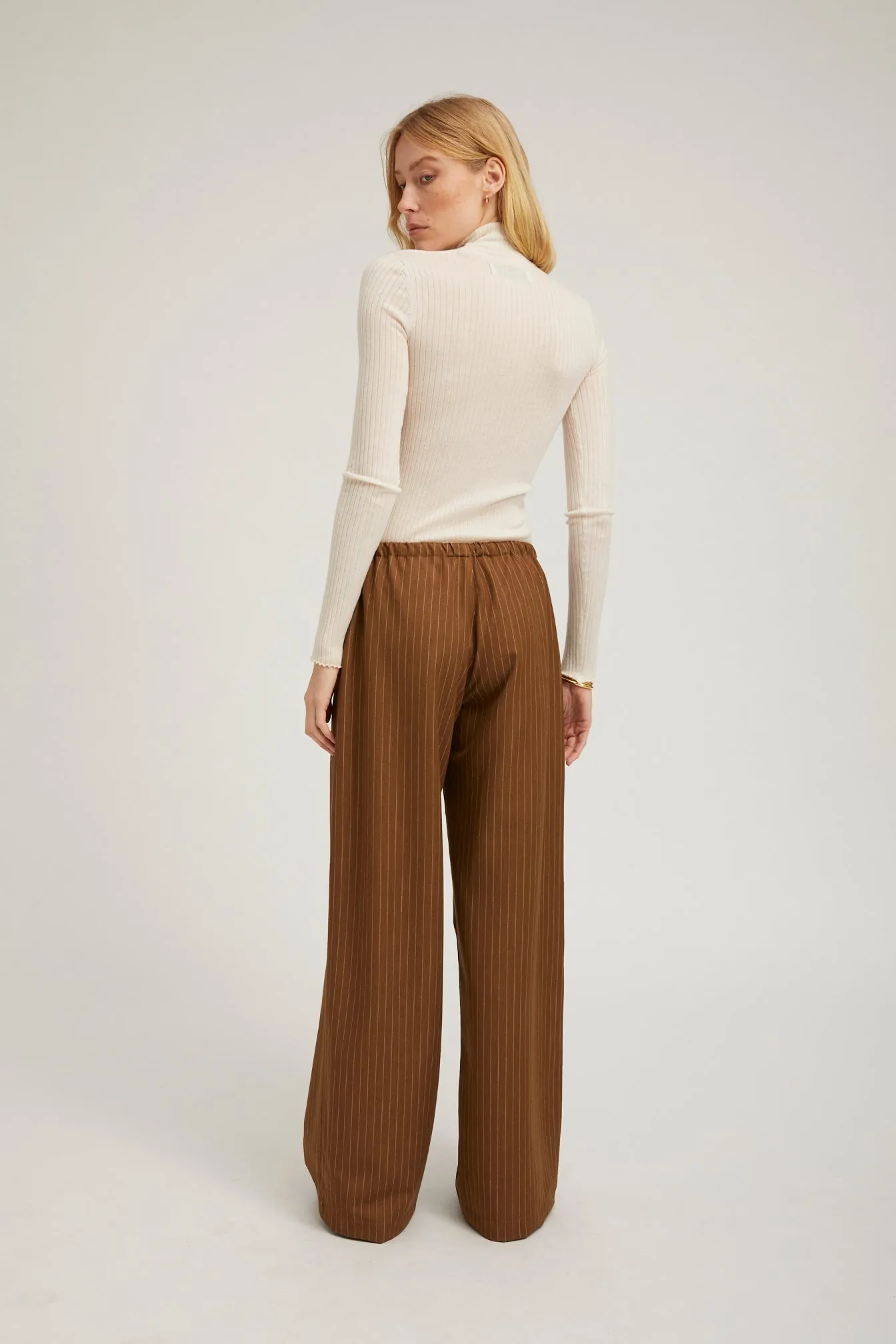 Chalk Cashmere Mock Neck sold by SPRWMN product image thumbnail 4