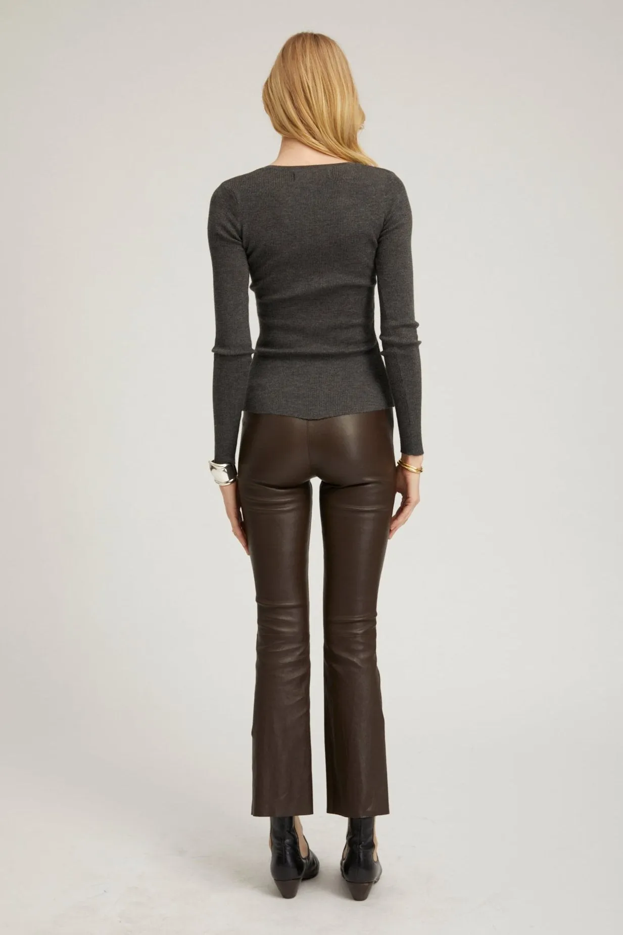 Americano Leather Ankle Flare sold by SPRWMN product image thumbnail 4