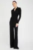Black Rib Long Sleeve Polo Top sold by SPRWMN