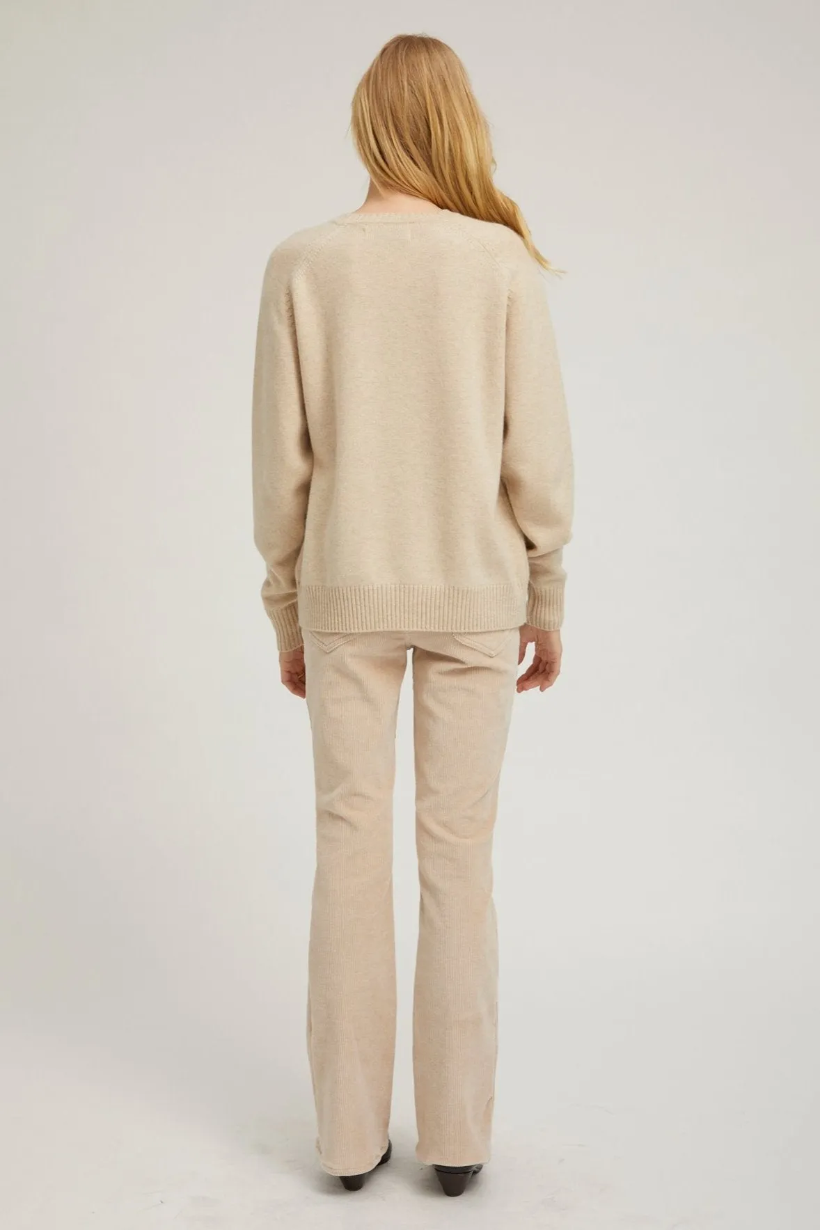 Oat Corduroy Micro Flare Pants sold by SPRWMN product image thumbnail 4