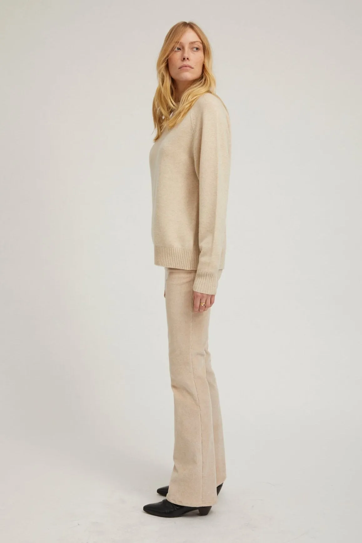Oat Corduroy Micro Flare Pants sold by SPRWMN product image thumbnail 3