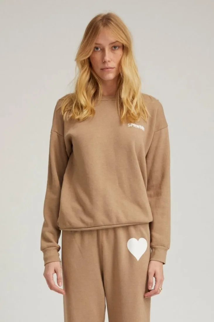 Latte Logo Sweatshirt sold by SPRWMN