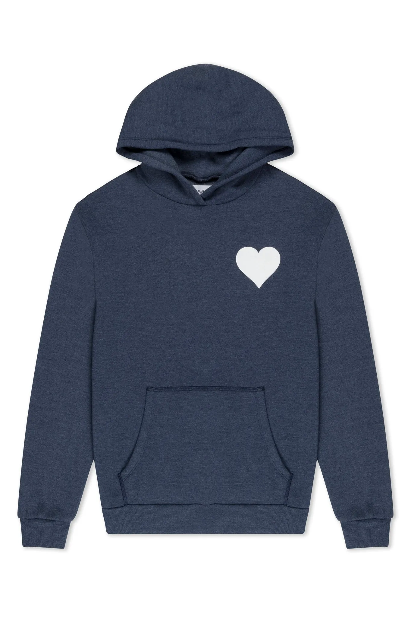 Navy Heart Hoodie sold by SPRWMN product image thumbnail 5