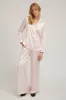 Ballet Silk Wide Leg Pintuck Pants sold by SPRWMN