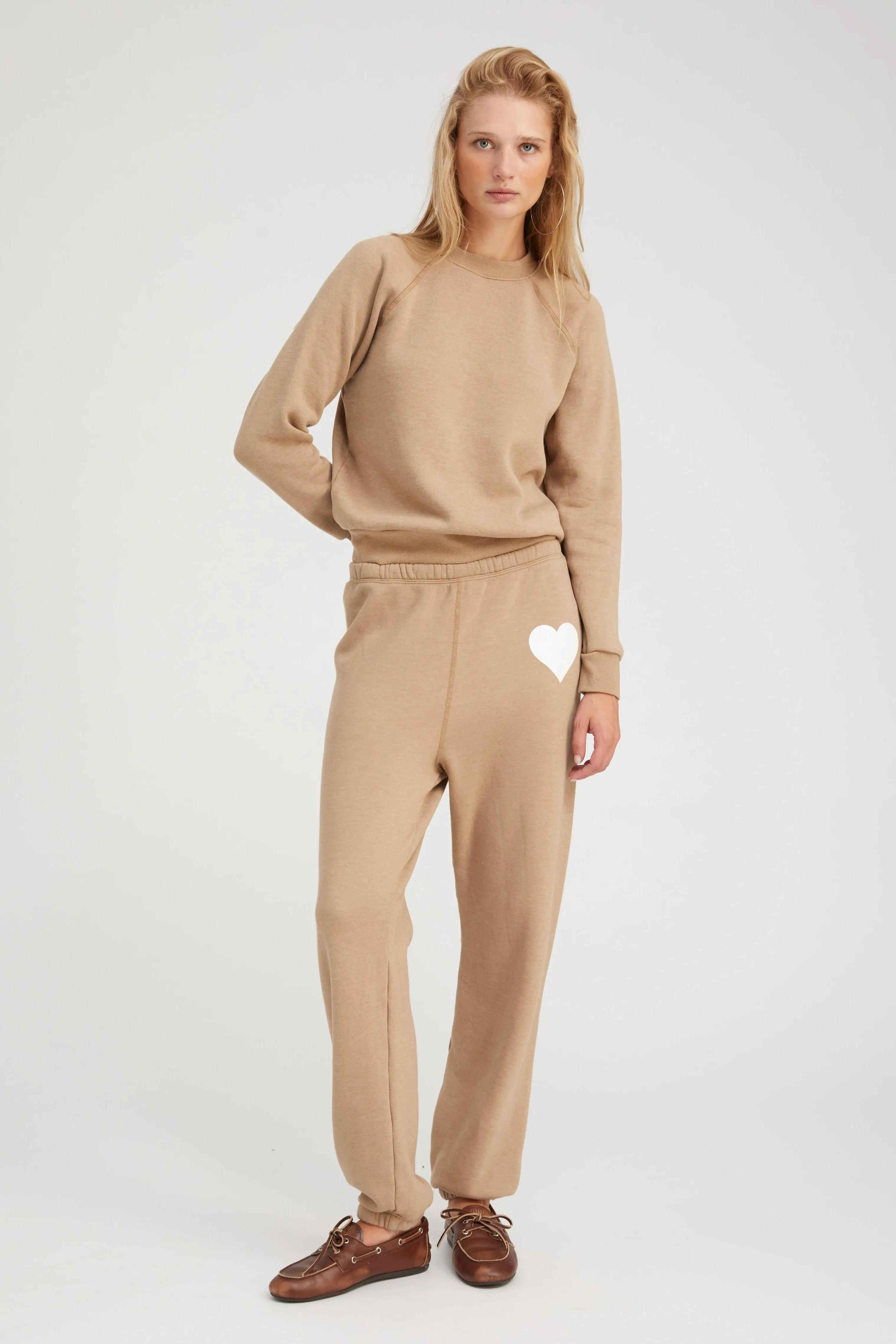 Latte Heart Sweatpants sold by SPRWMN