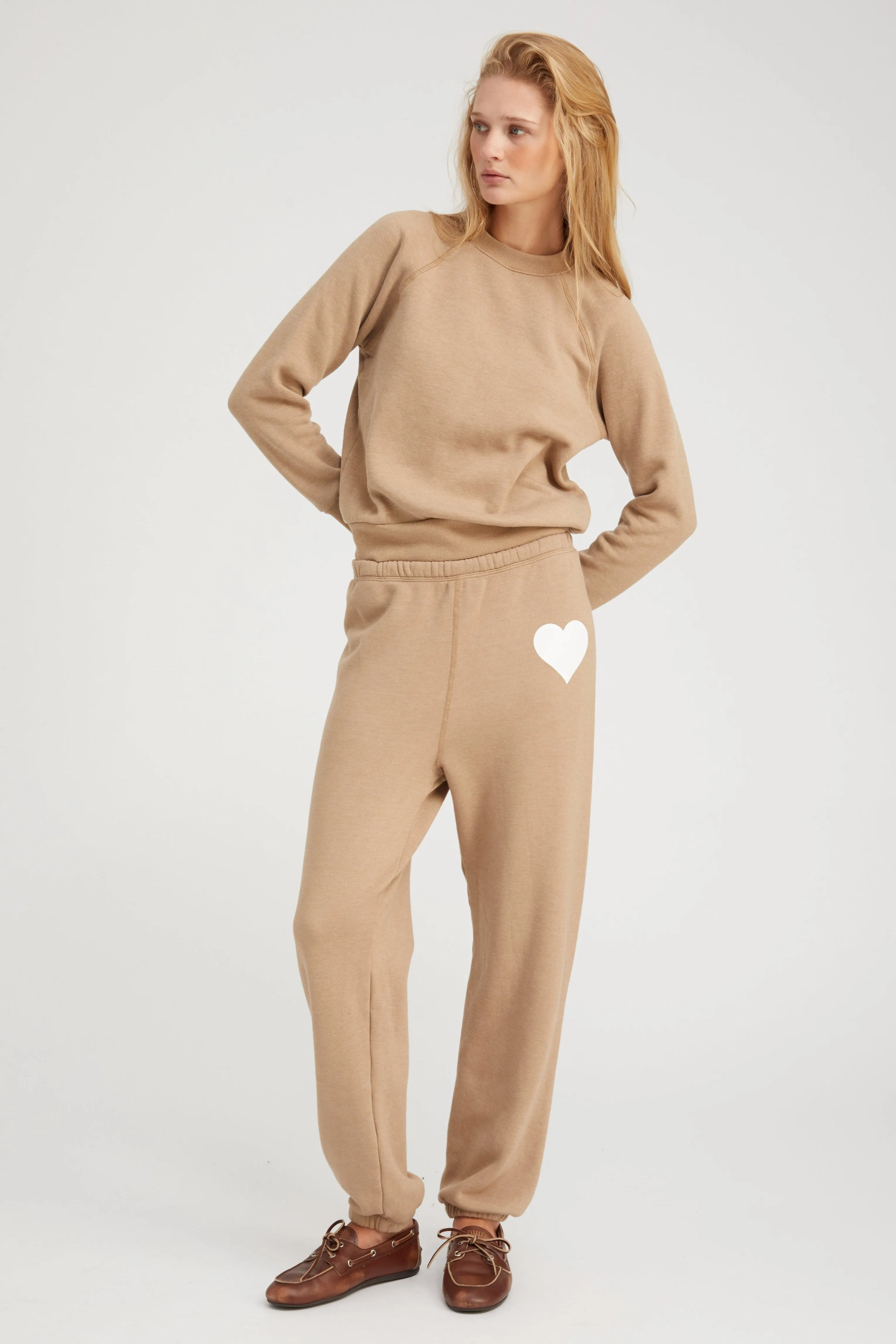 Latte Heart Sweatpants sold by SPRWMN product image thumbnail 4