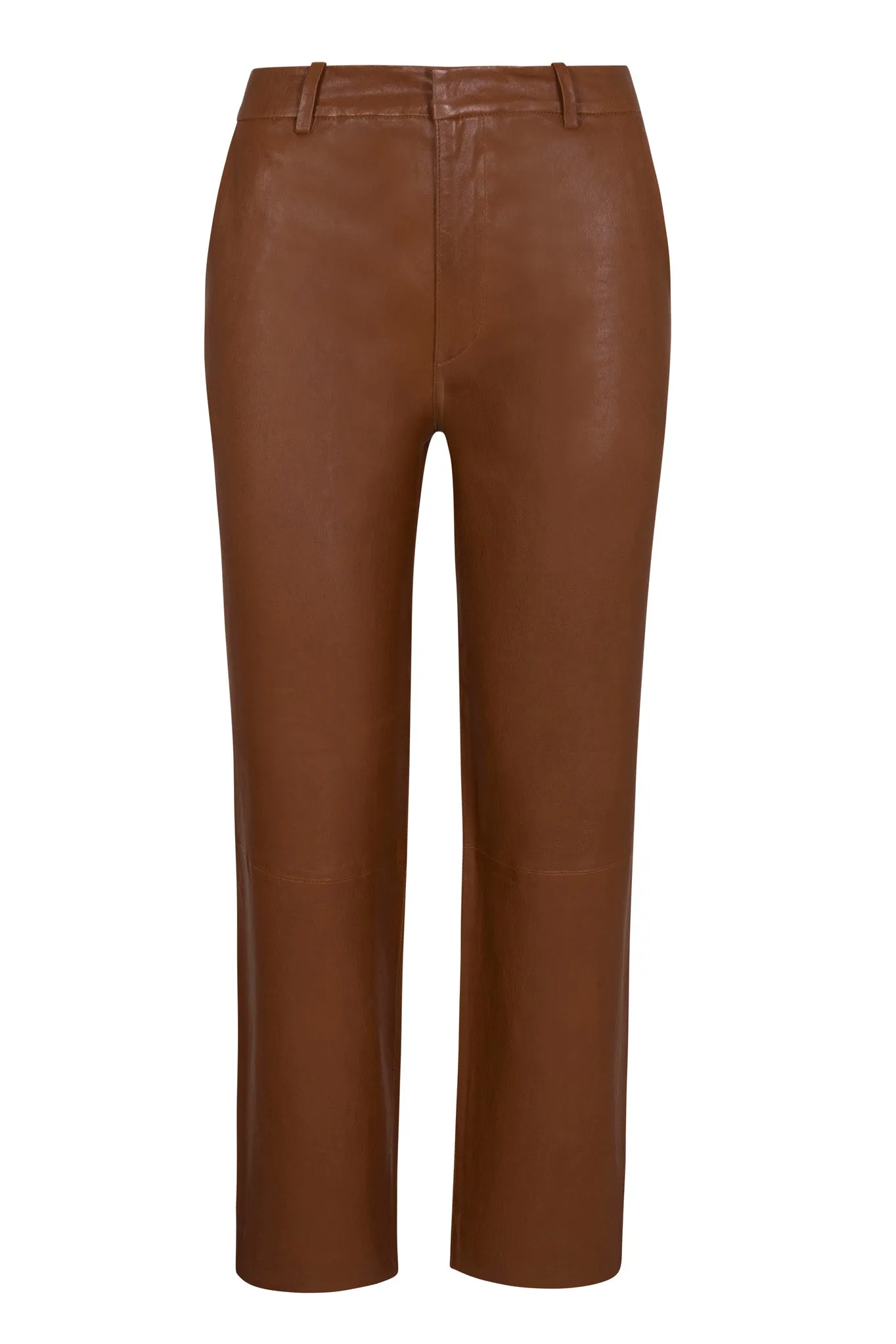 Acorn Leather Cropped Trousers sold by SPRWMN product image thumbnail 2