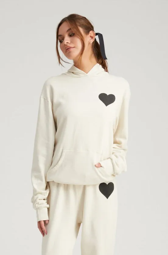 Vintage White Heart Hoodie sold by SPRWMN product image thumbnail 4