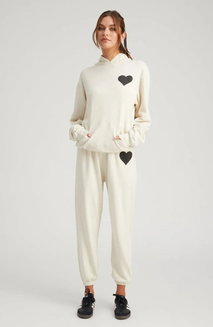 Vintage White Heart Hoodie sold by SPRWMN product image thumbnail 3