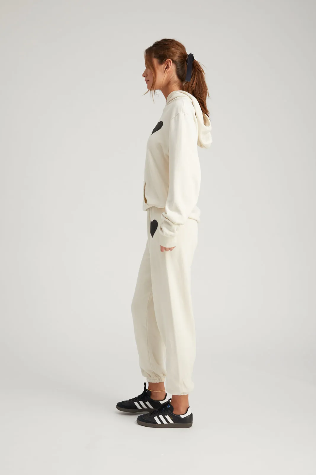 Vintage White Heart Hoodie sold by SPRWMN product image thumbnail 5