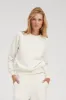 Creme Shrunken Raglan Sweatshirt sold by SPRWMN