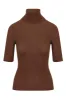 Chocolate Cashmere Turtleneck sold by SPRWMN