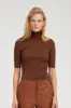Chocolate Cashmere Turtleneck sold by SPRWMN
