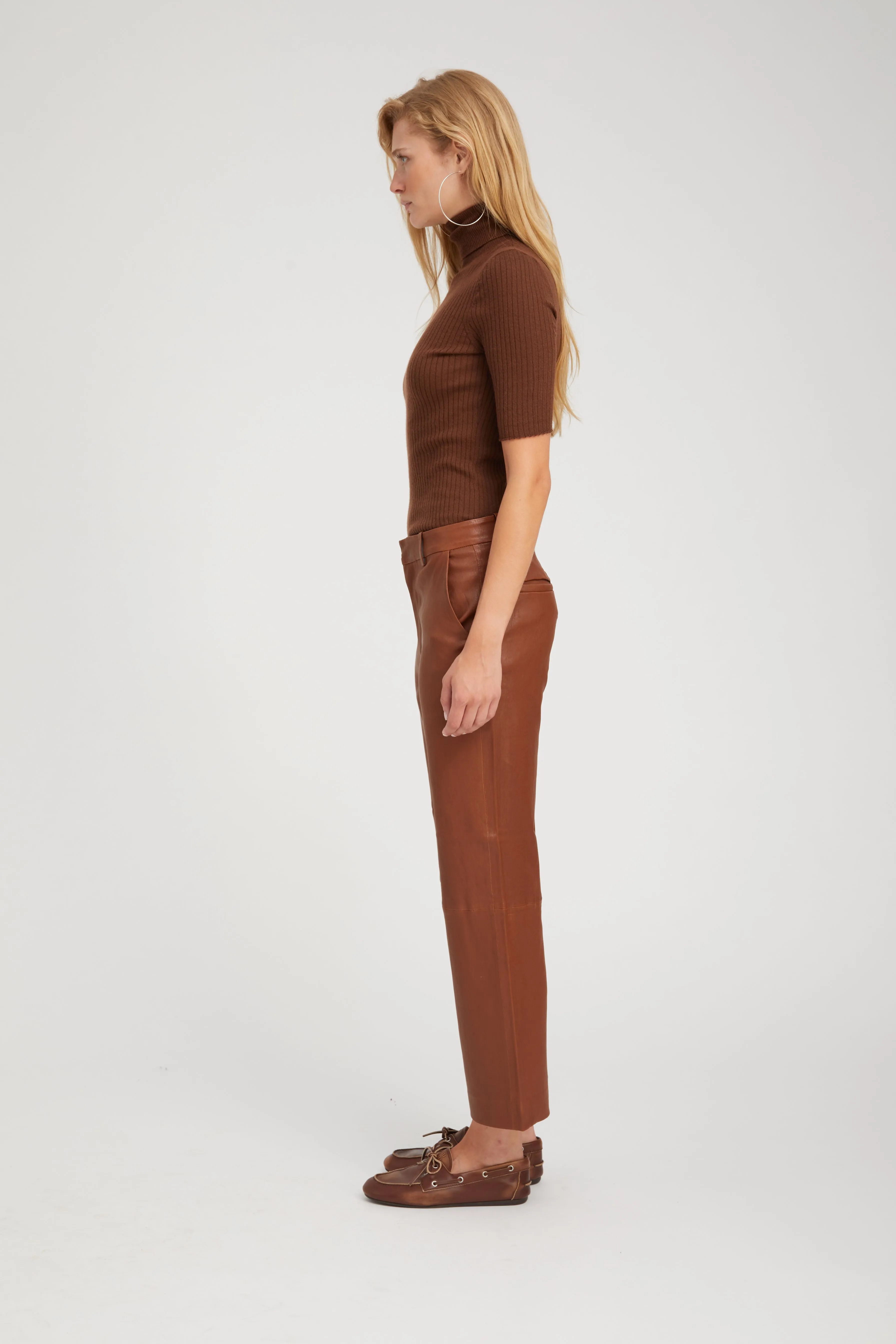 Chocolate Cashmere Turtleneck sold by SPRWMN product image thumbnail 5
